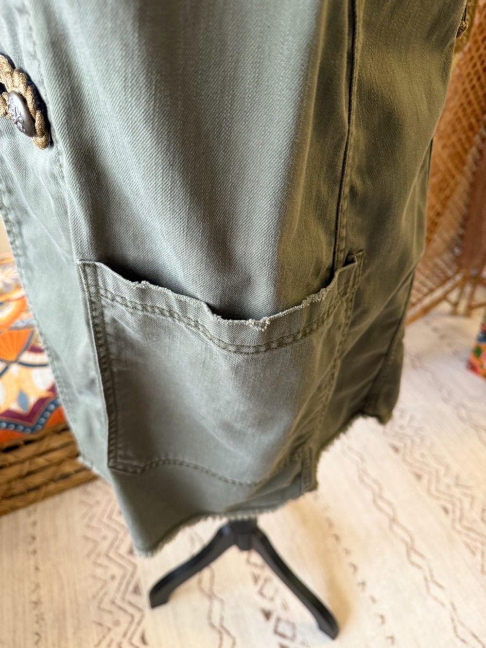 Free People Passenger Jacket Military Army collar - Picture 8 of 16